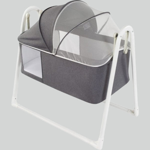 Nova Co-Sleeper Babywieg met Schommelfunctie – Donkergrijs – 40 × 80 cm