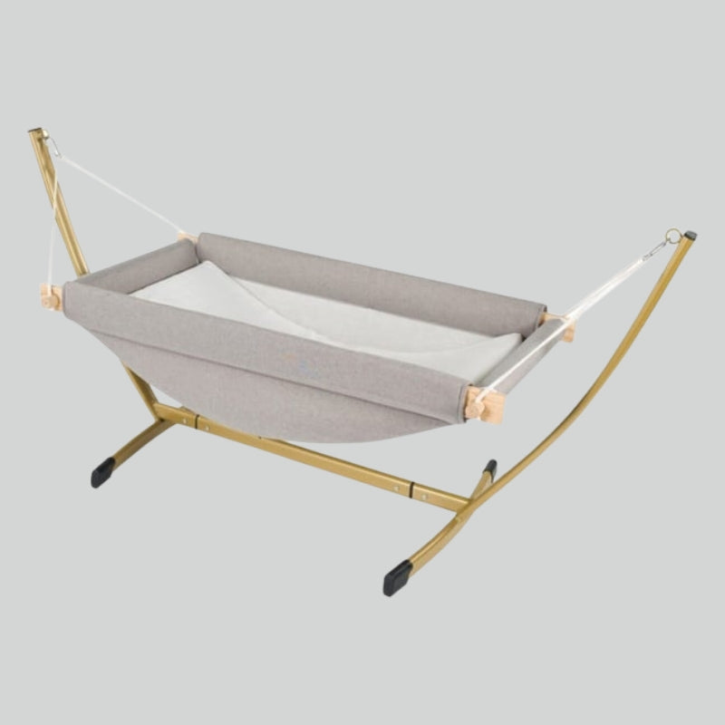 Gondol Babyhangmat met Schommelfunctie – Grijs – Draagvermogen tot 18 kg