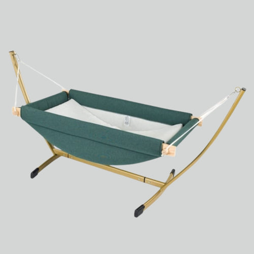 Gondol Babyhangmat met Schommelfunctie – Groen – Tot 18 kg